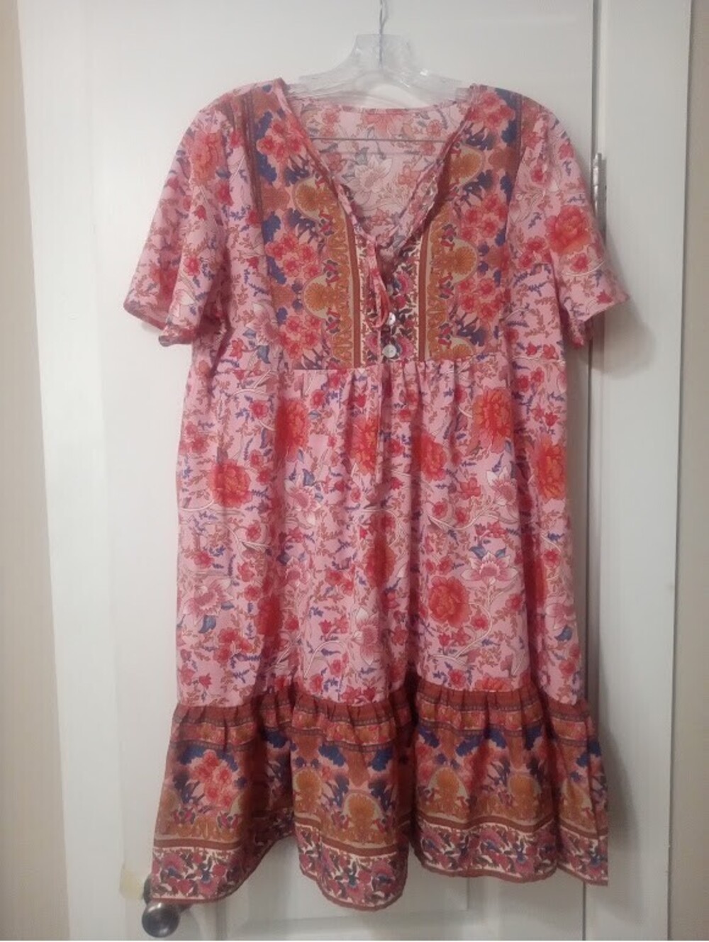 Boho Floral Midi Dress | Comfy | Perfect for spring or summer outings GUC